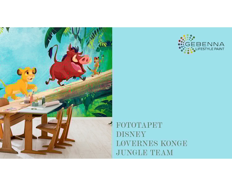 Fototapet Disney Løvernes Konge Classic Jungle Team